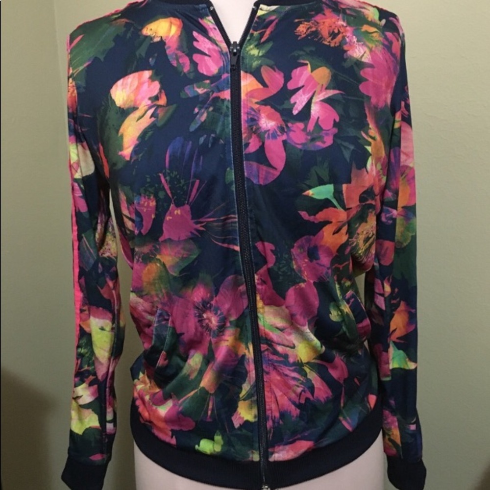 Floral track suit